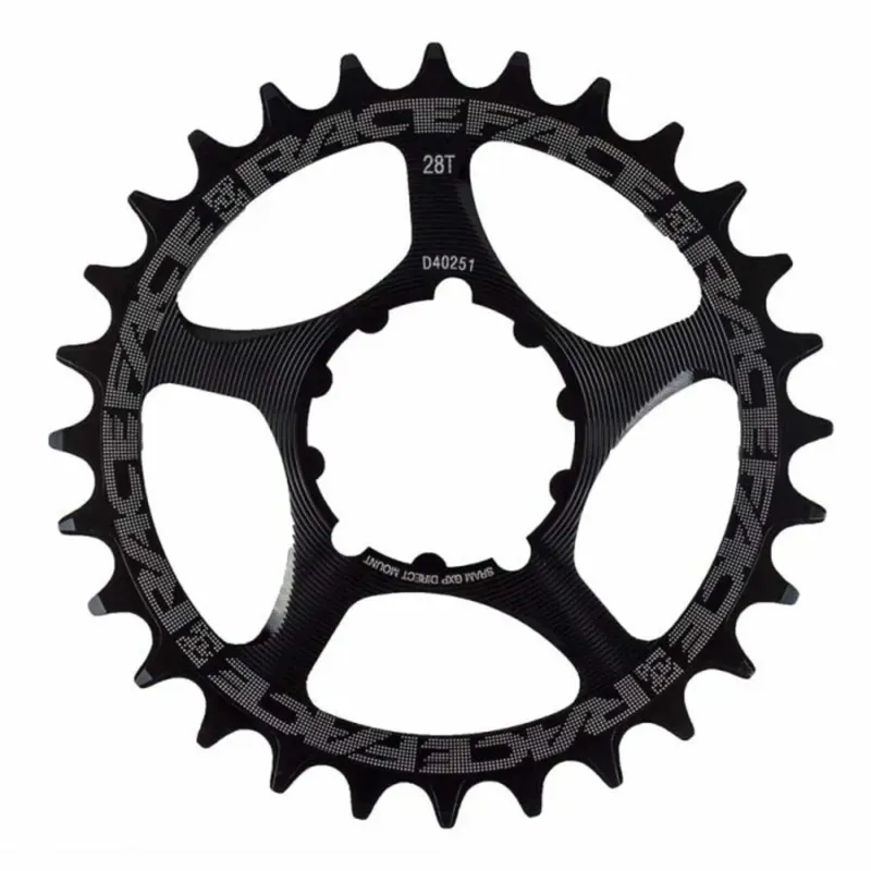 Raceface 3-Bolt Direct Mount 32T Chainring 9-12sp BCD: Direct Mount 3mm offset 7075-T6 Aluminum Black