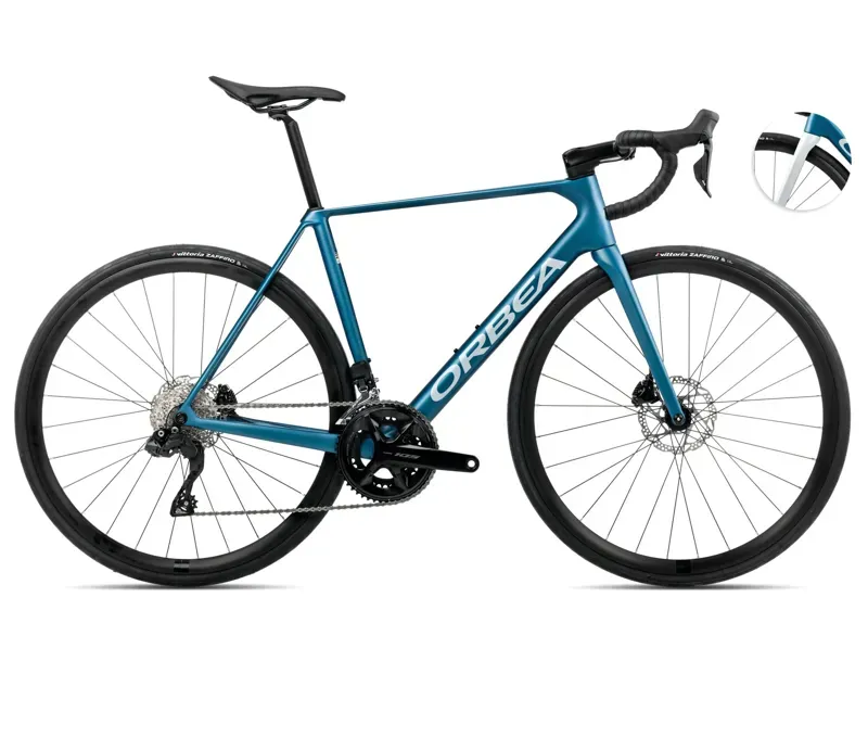 Orbea Orca M30i Road Bike In Slate Blue/Halo Silver Matt