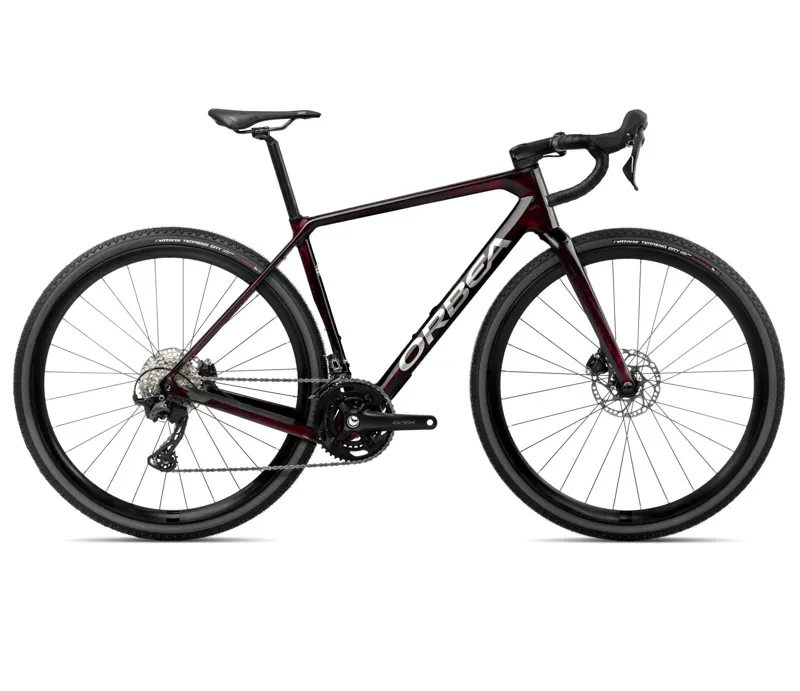 Orbea Terra M30Team Gravel Bike In Wine Red Carbon View Gloss