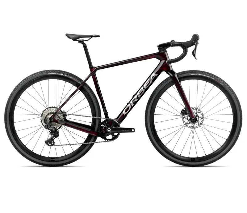Orbea Terra M30Team 1x Gravel Bike In Wine Red Carbon View Gloss