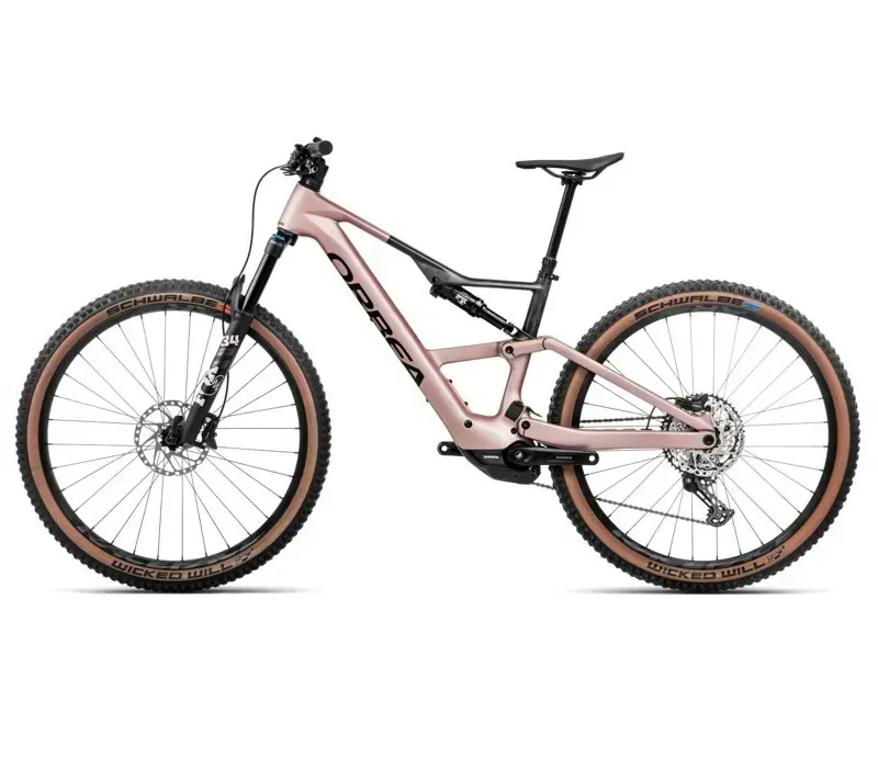 Orbea Rise SL M20 630W 20mph Desert Rose in Carbon Raw Matt-1