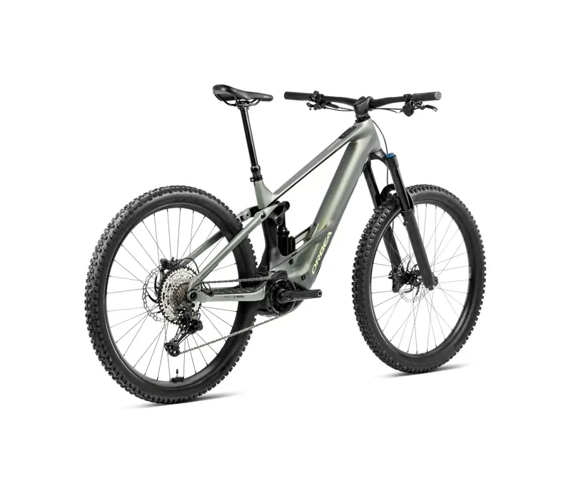 Orbea Wild H10 E-Mountain Bike In Spaceship Green-Black Matt-2