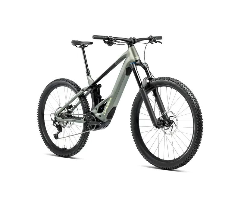 Orbea Wild H10 E-Mountain Bike In Spaceship Green-Black Matt-1