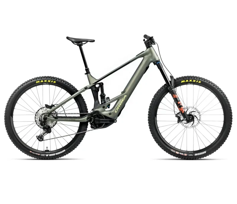 Orbea Wild H10 E-Mountain Bike In Spaceship Green-Black Matt