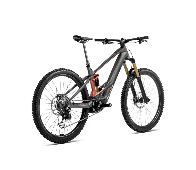 Orbea Wild M20 E-Mountain Bike In Diamond Carbon View Matt/Mars Red Gloss-2