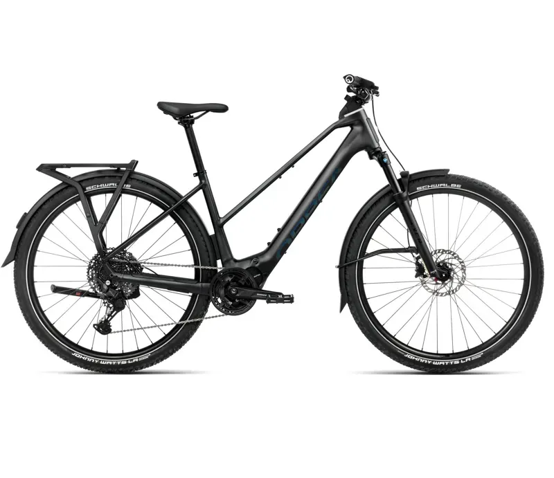 Orbea Kemen Adv 20 MID 28mph E-Hybrid Bike In Diamond Black Matt-Gloss