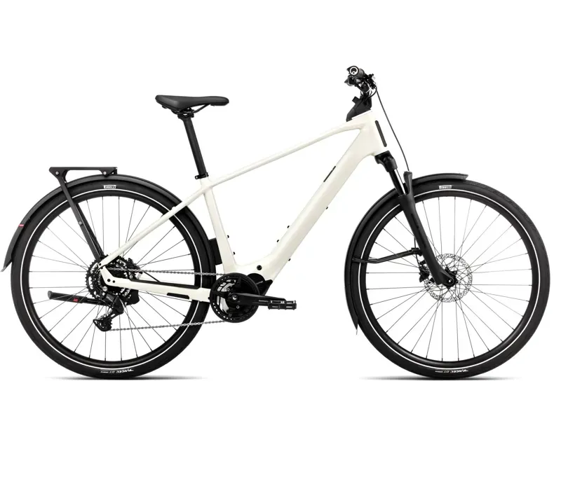 Orbea Kemen Tour 30 28mph E-City Bike In Ivory White Gloss