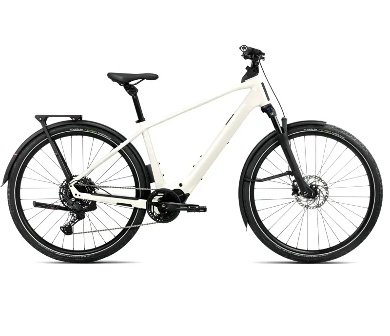 Orbea Kemen Tour 20 28mph E-Hybrid Bike In Ivory White Gloss
