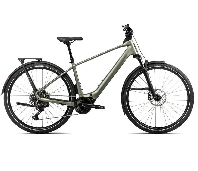 Orbea Kemen Tour 10 28mph E-Hybrid Bike In Spaceship Green Matt