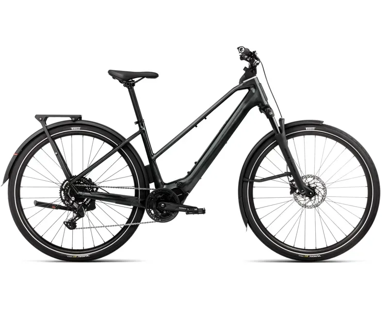 Orbea Kemen Tour 30 MID 28mph E-Hybrid Bike In Diamond Black Gloss