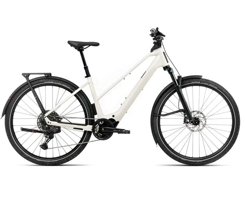 Orbea Kemen Tour 10 MID 28mph E-City Bike In Ivory White Gloss