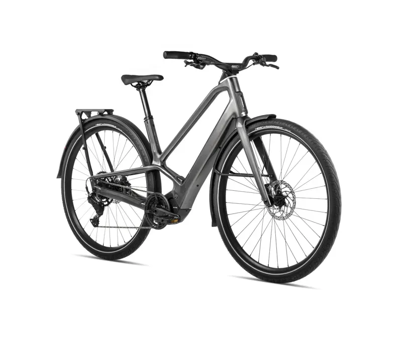 Orbea Diem 30 28mph E-City Bike In Glitter Gray Gloss-1
