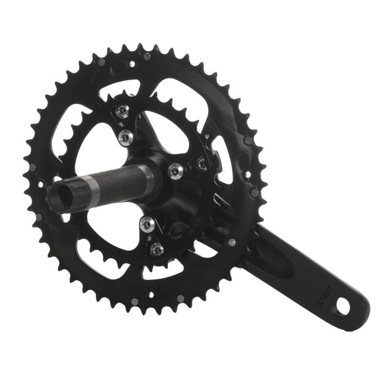 Samox G3 175mm 10-11spd 46/30t 104/64bcd 24mm Crankset in Black-2