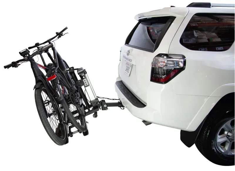 Saris Door County 2-bike Motorized Hitch Rack w/ Elec. Lift in Black-3
