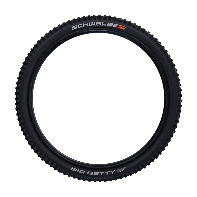 Schwalbe Big Betty Tire - 27.5 X 2.4 Tubeless Folding Black Evolution Line Addix Soft Super Trail Black 27.5 x 2.40-2