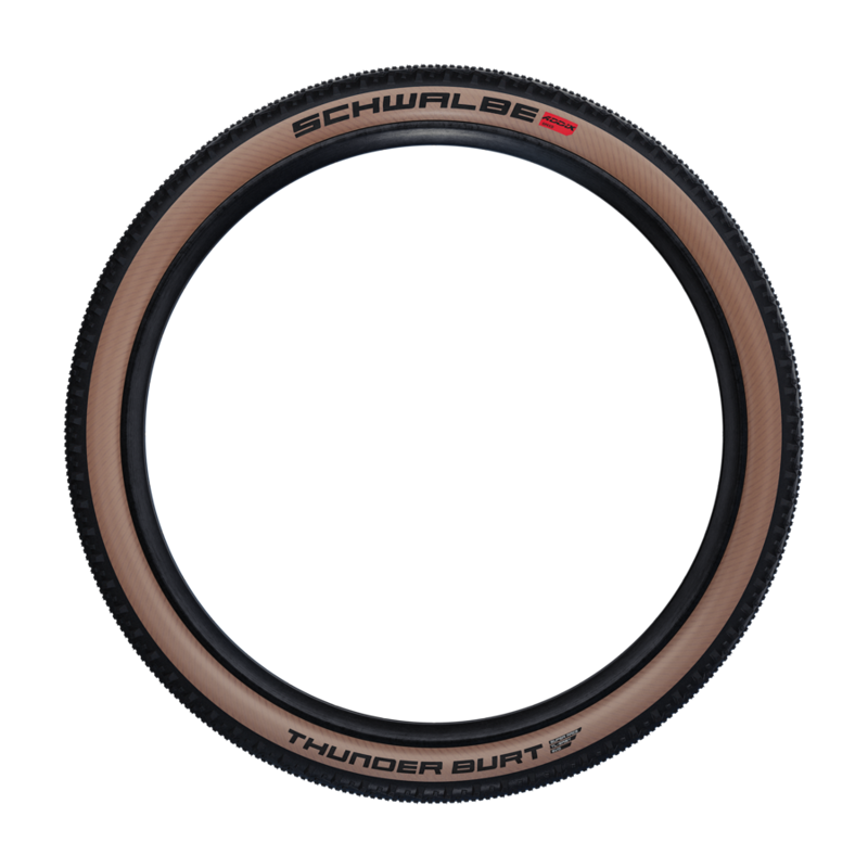 Schwalbe Thunder Burt Tire - 29 X 2.1 Tubeless Folding Black/Transparent Evolution Super Race Addix Speed Black/Transparent 29 x 2.10