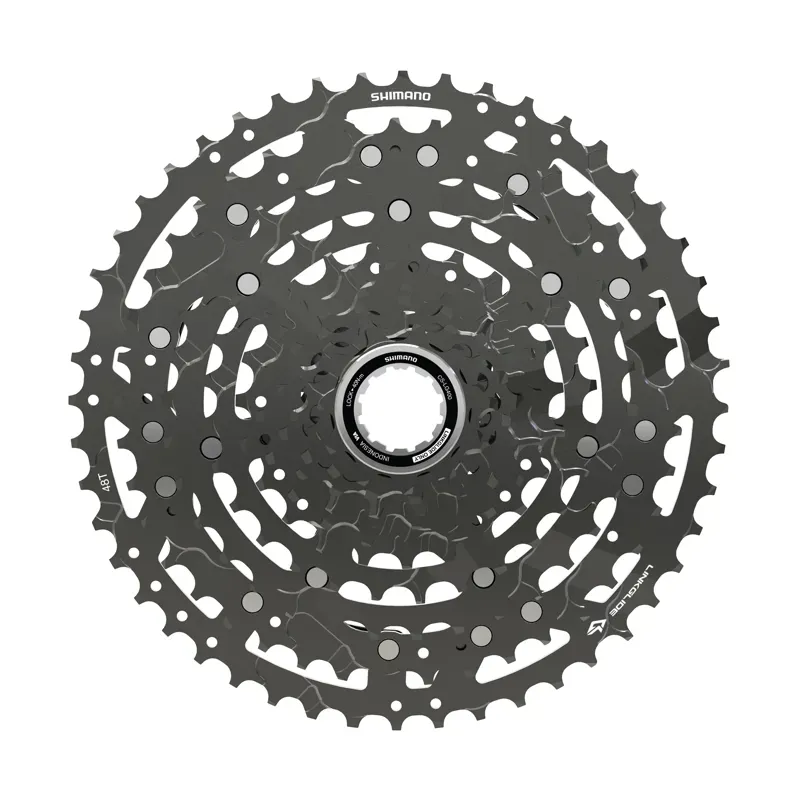 Shimano CS-LG400-10 10-speed Linkglide Cassette in Silver-3