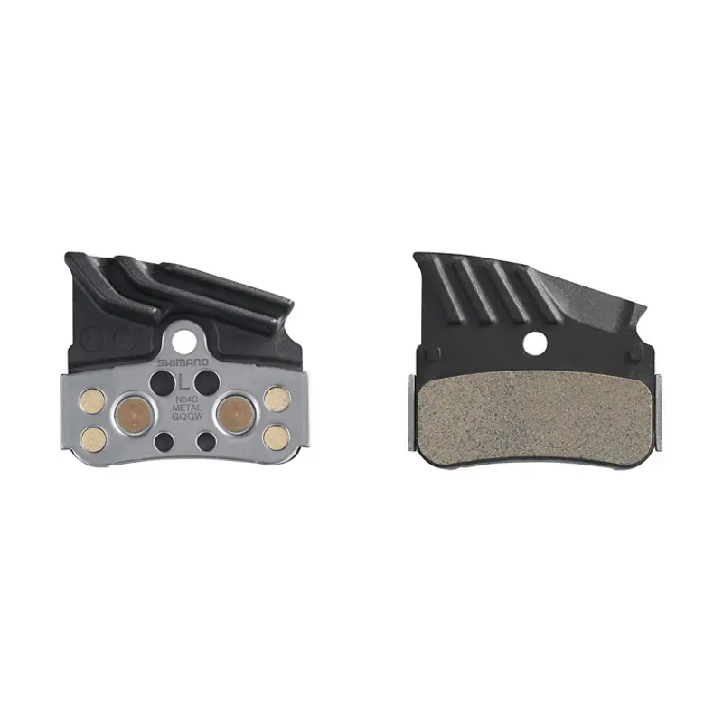 Shimano N04C-MF Metal Finned Disk Brake Pads in Black-1