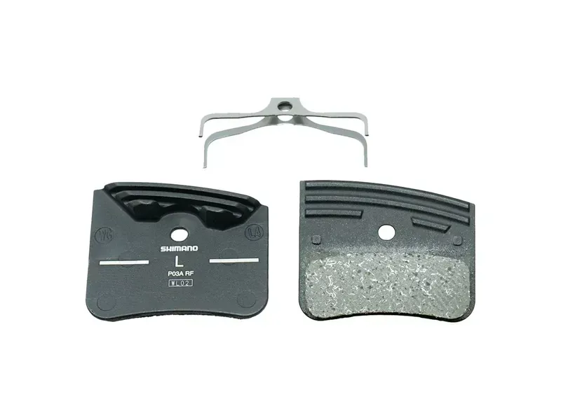 Shimano P03A-FF Resin Finned Disk Brake Pad in Black