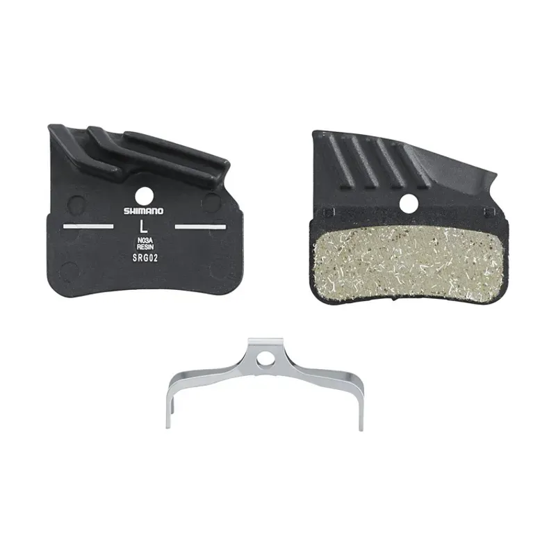 Shimano P03A-FF Resin Finned Disk Brake Pad in Black-1