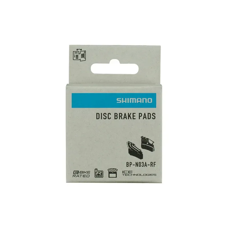 Shimano P03A-FF Resin Finned Disk Brake Pad in Black-4
