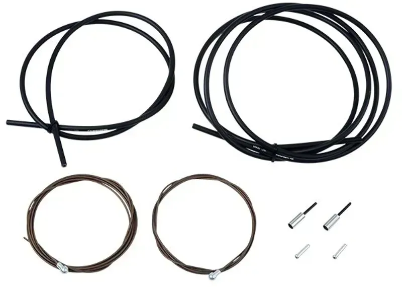 Shimano Polymer Brake Cable/Housing Set in Black