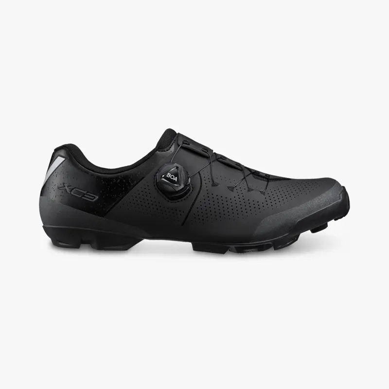 Shimano SH-XC302 Wide Off-Road Cycling Shoe in Black