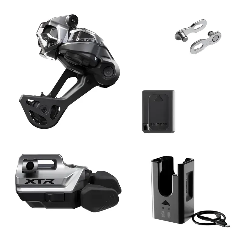 Shimano XTR M9250 Di2 Drivetrain Upgrade Kit in Black