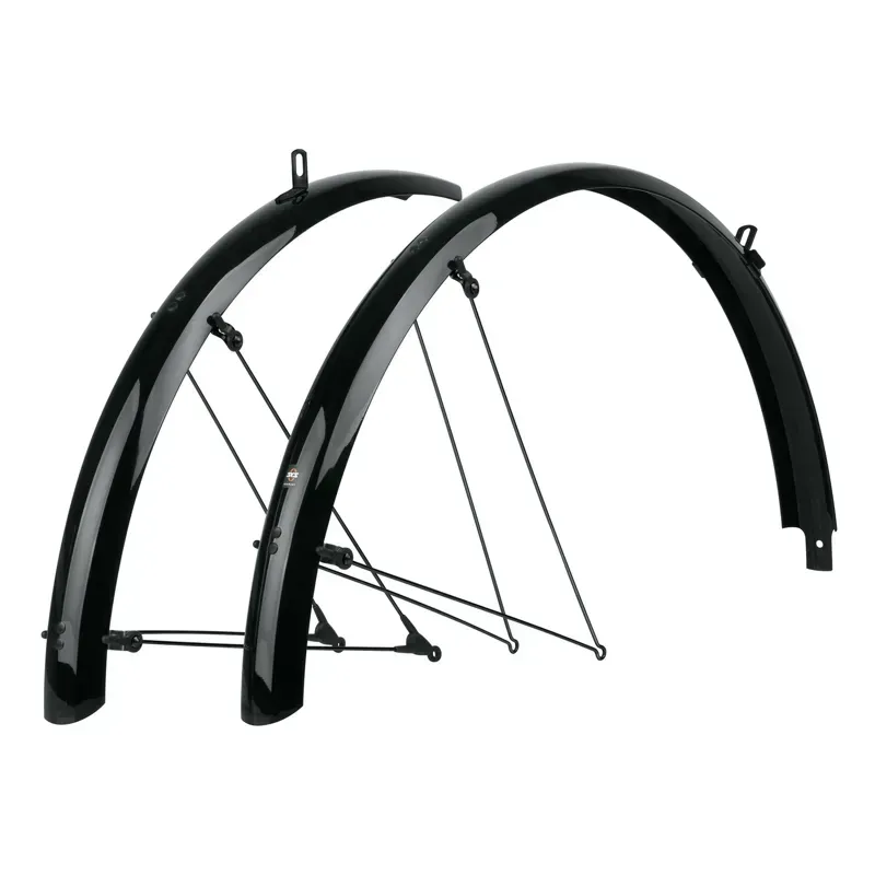 SKS B55 Bluemels Full Coverage Fender Set - 55mm 700 X 38-47 Black 700c