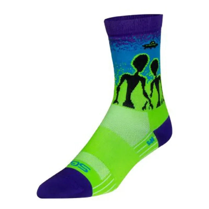 Sockguy SGX Visitors Socks in Green-1