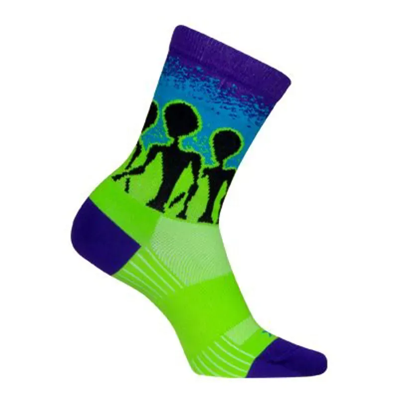 Sockguy SGX Visitors Socks in Green-2