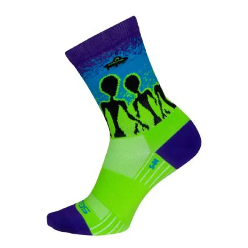 Sockguy SGX Visitors Socks in Green-3