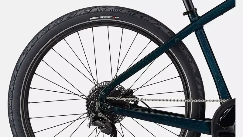 Specialized Turbo Como 3.0 650B eHybrid Bike in Forest Green/Chrome-6