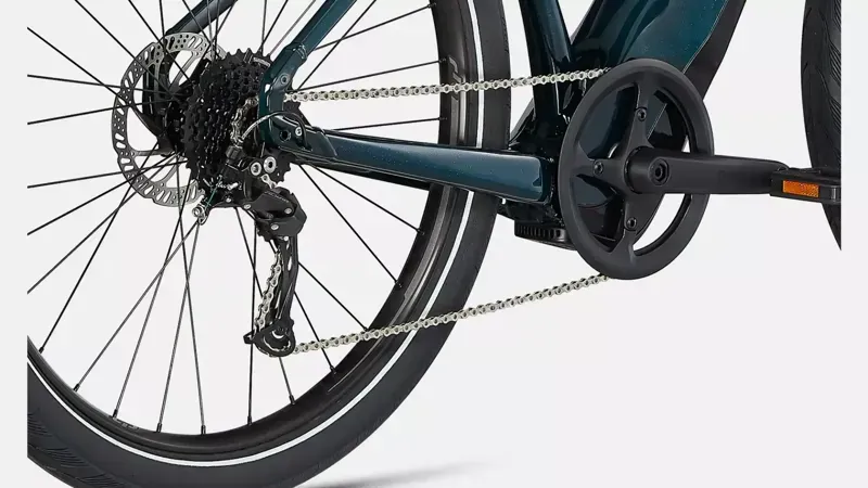 Specialized Turbo Como 3.0 650B eHybrid Bike in Forest Green/Chrome-7