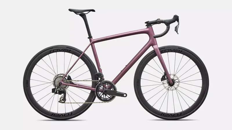 Specialized Aethos 2 Expert SRAM Force AXS Race Bike in Quartz Metallic