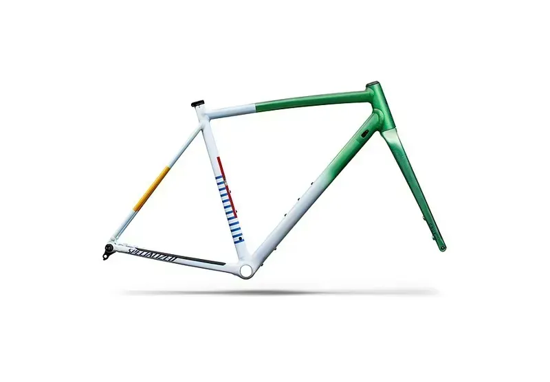 Specialized Crux DSW Frameset in Oasis Tint Silver Morning Mist/Purple Haze