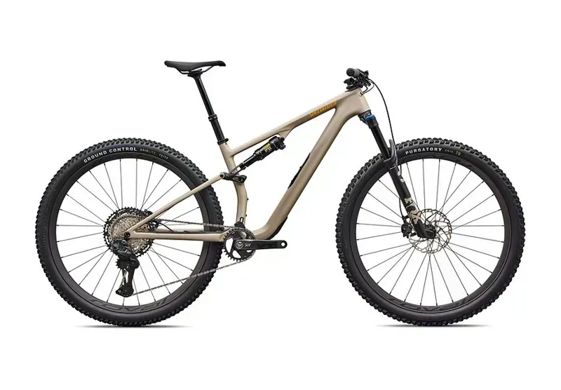 Specialized Epic 8 EVO Expert Di2 XC MTB In Satin Sandstone Metallic