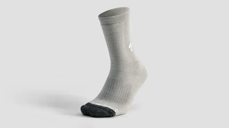 Specialized Merino Deep Winter Tall Socks in Heather Gray