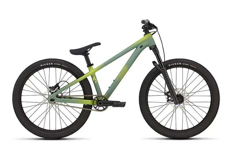 Specialized P.2 24 Inch MTB in Satin Sage Green/Olive Diffused/Team Yellow-1