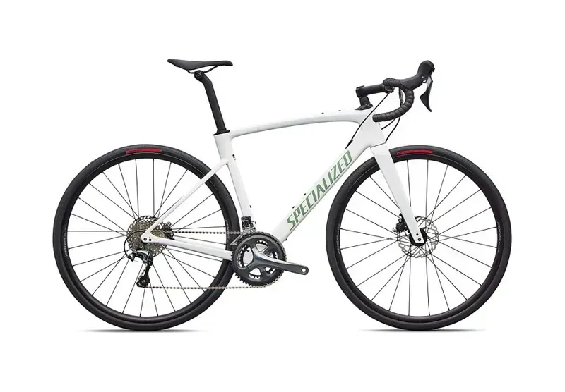 Specialized Roubaix SL8 Shimano Tiagra Road Bike in Gloss White/Pistachio-1