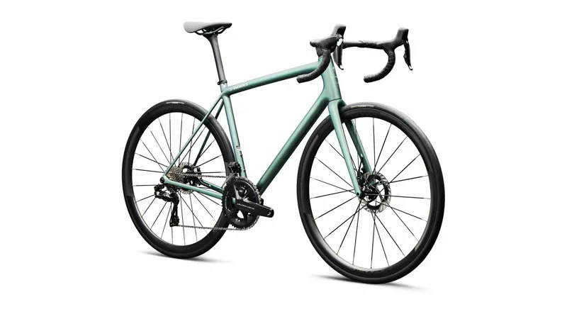 Specialized S-Works Aethos 2 Shimano Dura-Ace Di2 Road Bike in Premium Fjord Metallic-1