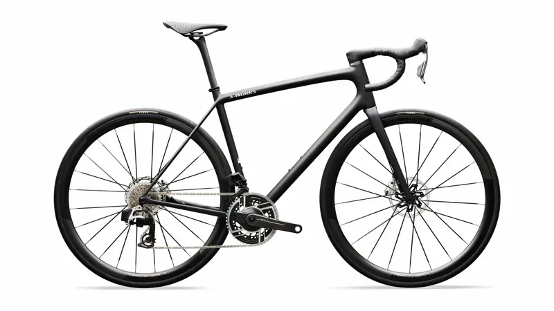 Specialized S-Works Aethos 2 SRAM RED AXS Road Bike in Satin Carbon
