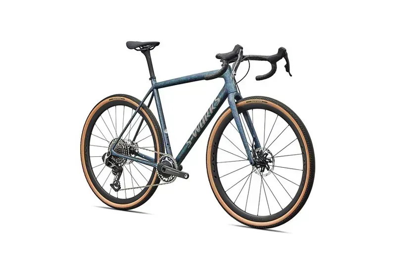 Specialized S-Works Crux SRAM Red XPLR Gravel Bike in Satin Gray Blue-1