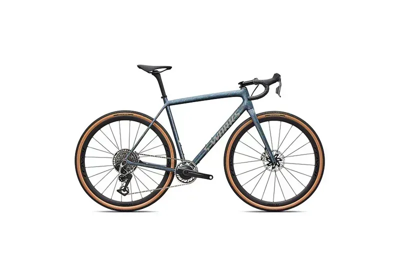 Specialized S-Works Crux SRAM Red XPLR Gravel Bike in Satin Gray Blue-3