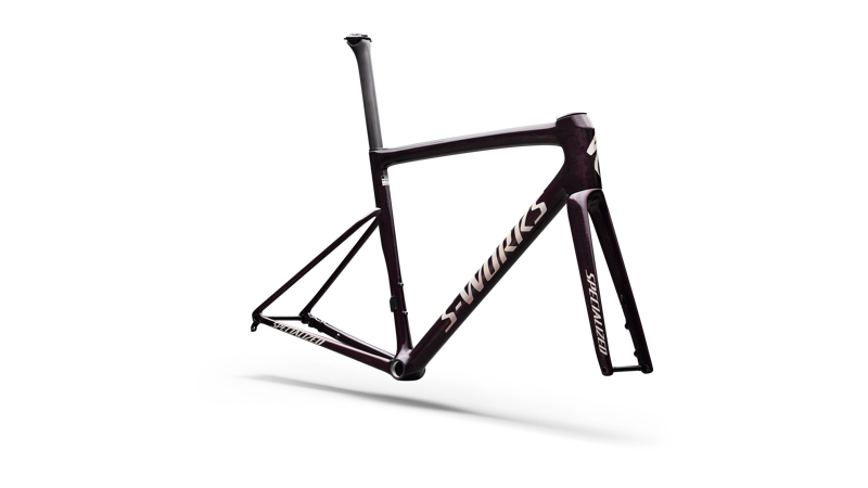 Specialized S-Works Tarmac SL8 Road Bike Frameset in Gloss Carbon/Bordeaux Nebula Directional Brush-1