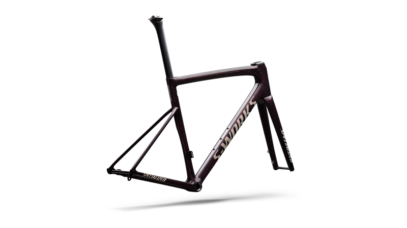 Specialized S-Works Tarmac SL8 Road Bike Frameset in Gloss Carbon/Bordeaux Nebula Directional Brush-2