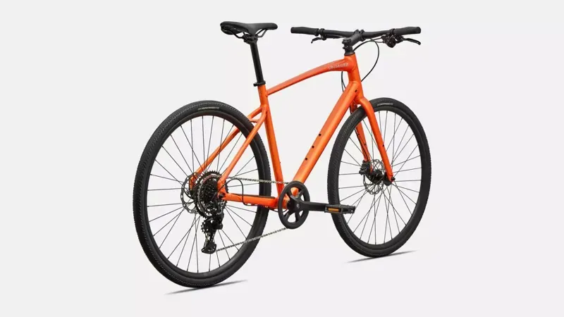 Specialized Sirrus X 2.0 Fitness Bike in Tangerine/Shadow Silver Frost-2