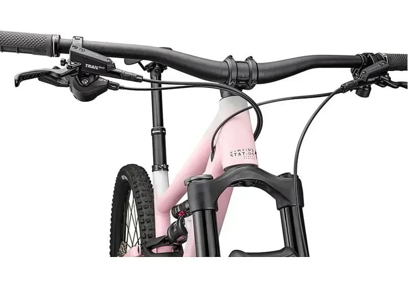 Specialized Status 2 140 Aluminum MTB in Gray/Desert Rose/Black-4