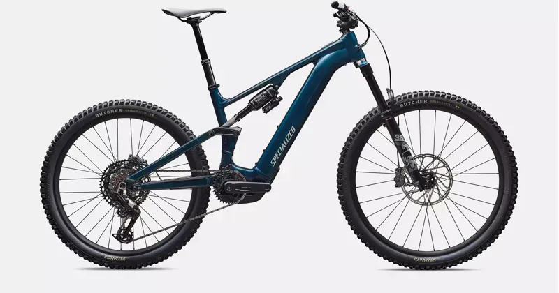 Specialized Turbo Levo 4 Comp Alloy eMTB in Gloss Deep Lake Metallic/Dune white