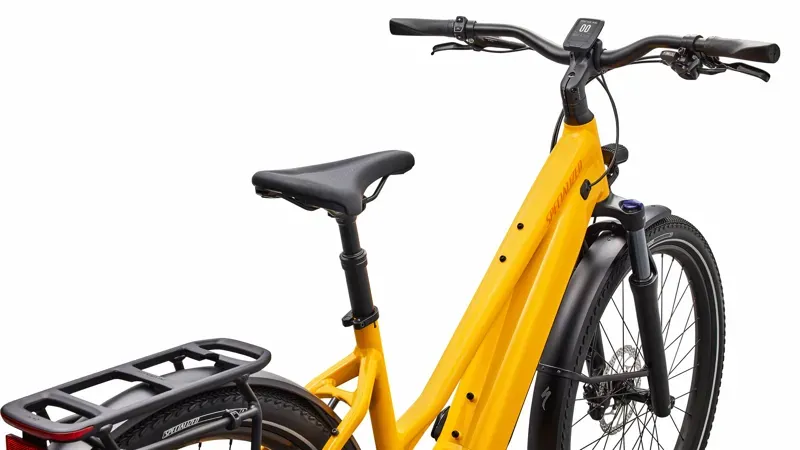 Specialized Turbo Vado 4.0 Step-Through E-Hybrid Bike in Gloss California Sunshine-3